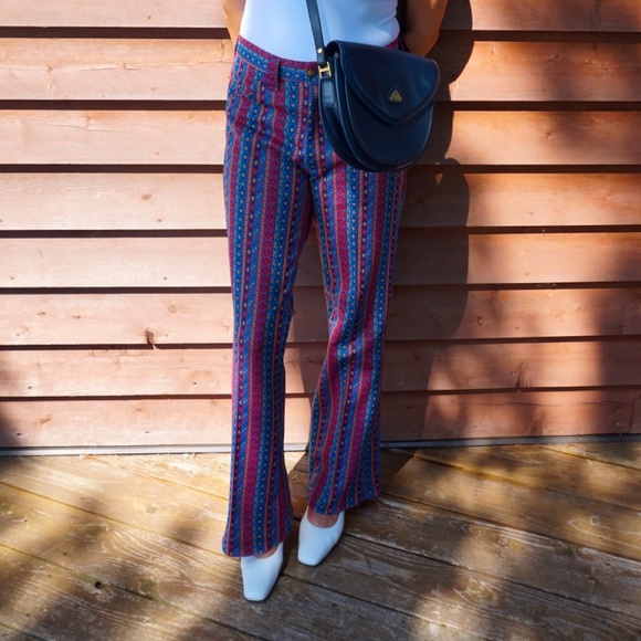 FARAH Multicoloured Print Pants - Picture 4 of 9